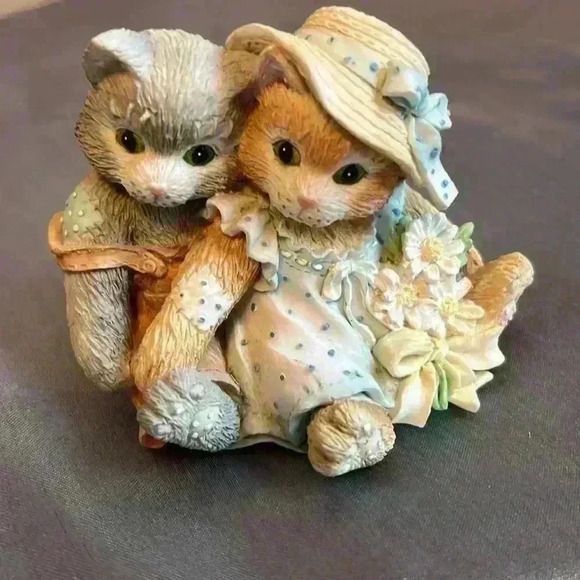 Vintage  Adorable Calico Kittens 1993 - Picture 2 of 8